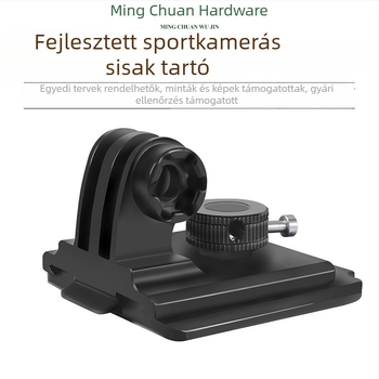 Sisakra szerelhető gyorskioldó, alumínium ötvözetű tartó GoPro 13/12/11 és más sportkamerákhoz