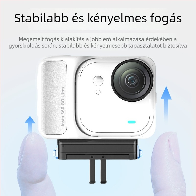 Insta360 GO Ultarhoz készült mágneses alap - alumínium ötvözet + kétkaros mágneses adapter - Kompatibil GO Ultar