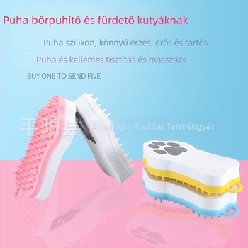 Szilikonból készült kutya ápoló fésű – Betty Pet, 200 darabos készlet, magáncímke elérhető