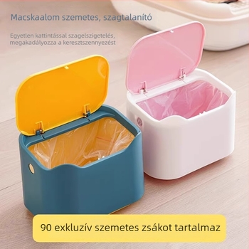 Telford macskaalom hulladéktároló, zárt illatvédő dizájn, műanyag, csomag 48 darab