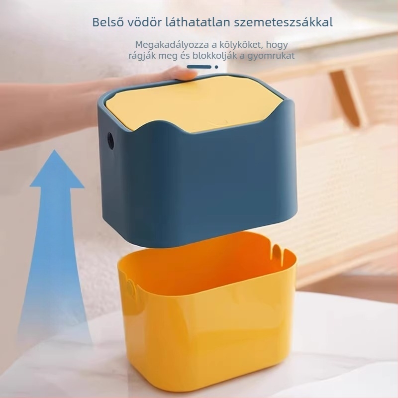 Telford macskaalom hulladéktároló, zárt illatvédő dizájn, műanyag, csomag 48 darab