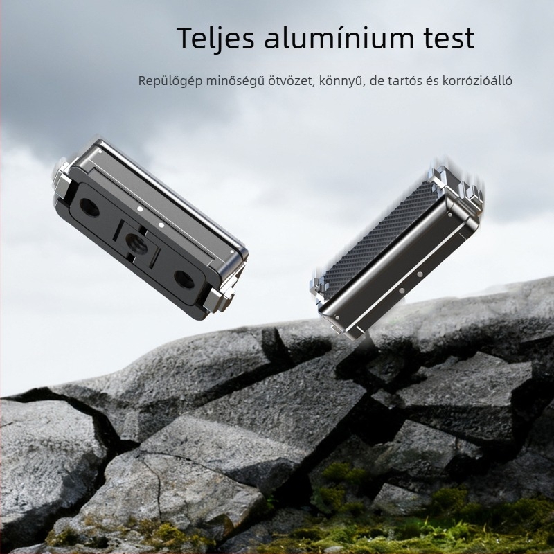 Insta360 Go3-hoz alumíniumöntvözet mágneses alap tartó 1/4 hüvelykes csavarfurattal (IN137)