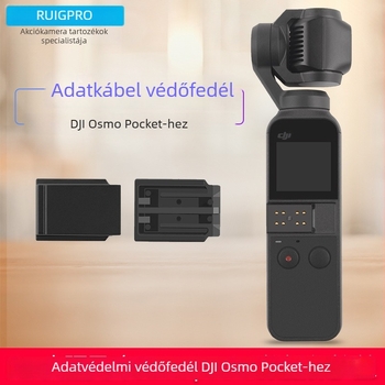 DJI Osmo Pocket adat interfész védőfedél, ABS anyag, 1 db csomagolás, garancia: három garancia (ABS; DJI Osmo Pocket compatible; 1 piece packaging; Three Guarantees warranty)