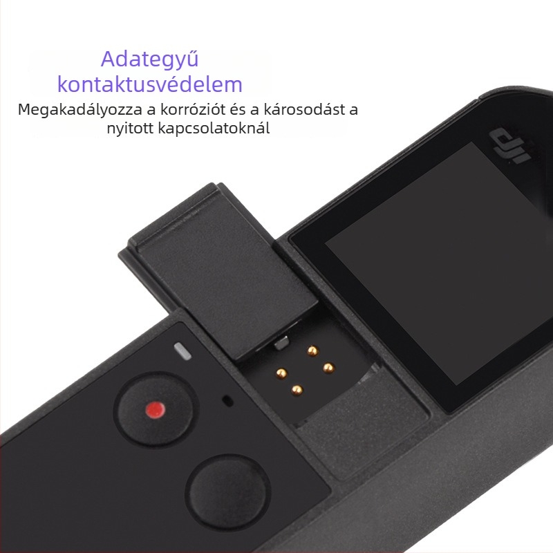 DJI Osmo Pocket adat interfész védőfedél, ABS anyag, 1 db csomagolás, garancia: három garancia (ABS; DJI Osmo Pocket compatible; 1 piece packaging; Three Guarantees warranty)