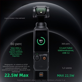LKTOP PC430 Li-ion akkumulátor DJI Osmo Pocket 3-hoz