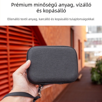 EVA anyagú tároló táska DJI Action 6/5Pro/4/3-hoz – 2 memóriakártya dobozzal