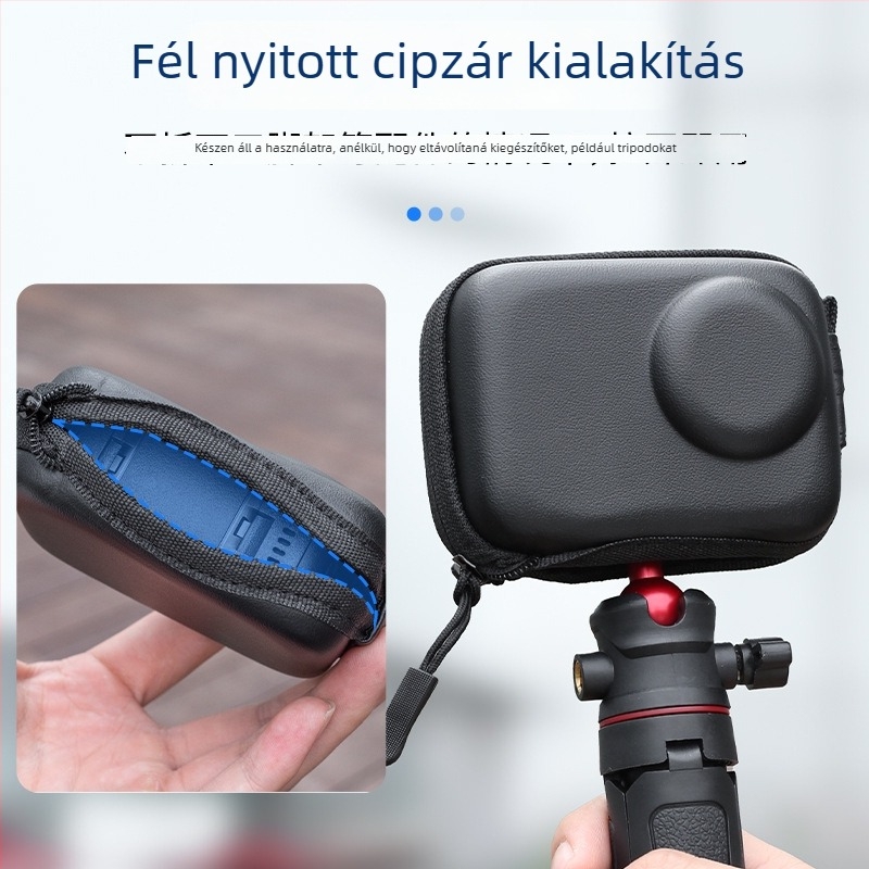 DJI Action6 tároló táska – EVA tok, kompakt, hordozható sportkamera kiegészítő készlet