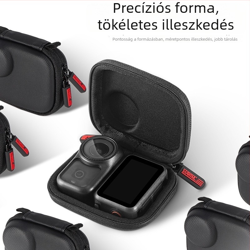 Startrc DJI Osmo Nano tárolótáska — PU anyag, kompatibil Osmo Nano-val, tartalmaz akasztó pántot és karabínt, modell 12220003
