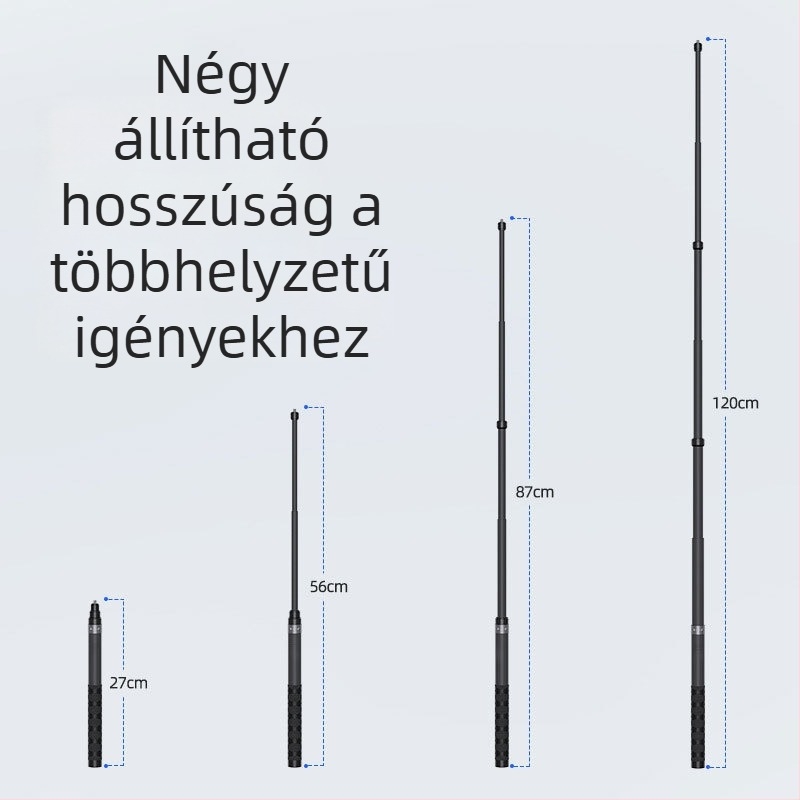 Szénszálas selfie bot általános használatra