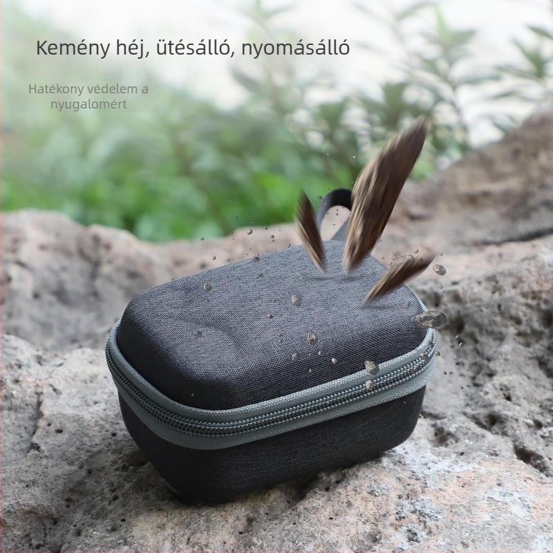Sunnylife Gu-b042 Insta360 GO Ultra tárolótok, kiváló minőségű szövet + velúr bélés, ütésvédő védelem, logó nyomtatás nem támogatott