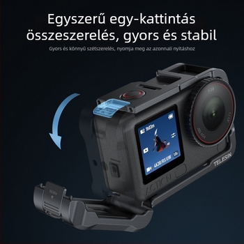 Telesin DJI Action6 alumíniumötvözet védőkeret – rabbit cage