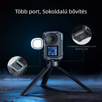 Telesin DJI Action6 alumíniumötvözet védőkeret – rabbit cage