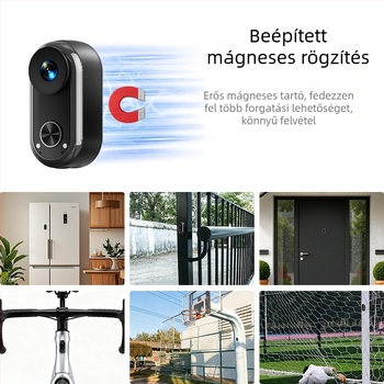 GO7/GO7S akciókamera mágneses mell- és nyakra rögzítővel vloghoz, TF-kártya tárhely, ABS ház, 12–20 MP szenzor, akkumulátor élettartama több mint 5 óra, megjelenés 2025, videó funkció