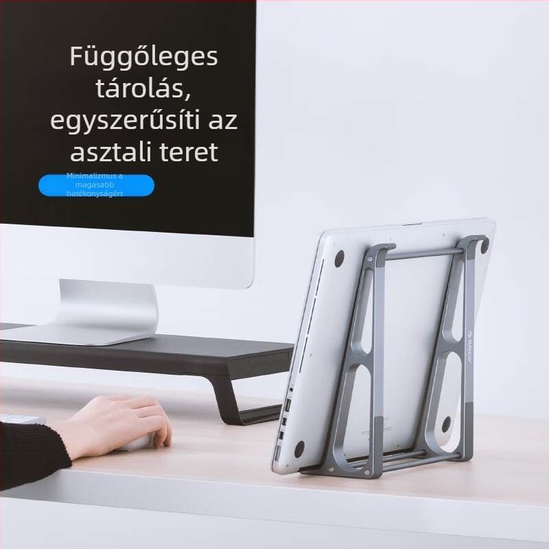 Orico MA-13 Laptopállvány – összecsukható, alumínium ötvözet, függőleges tartó, hűtés