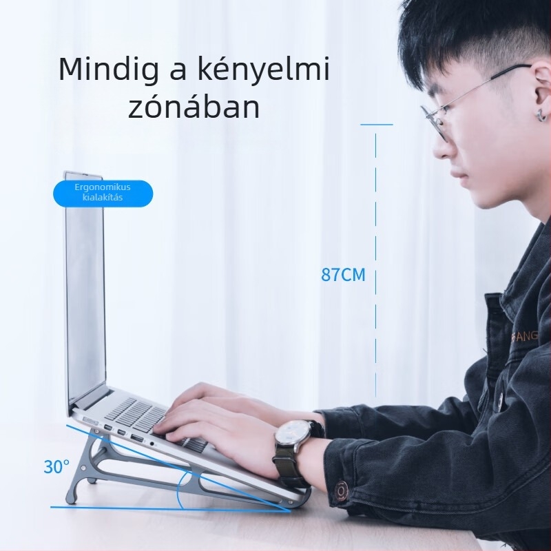 Orico MA-13 Laptopállvány – összecsukható, alumínium ötvözet, függőleges tartó, hűtés