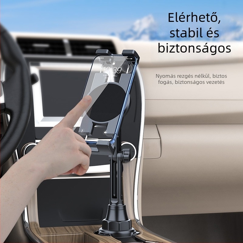 Forgó autós tartó tabletához és telefonhoz, univerzális