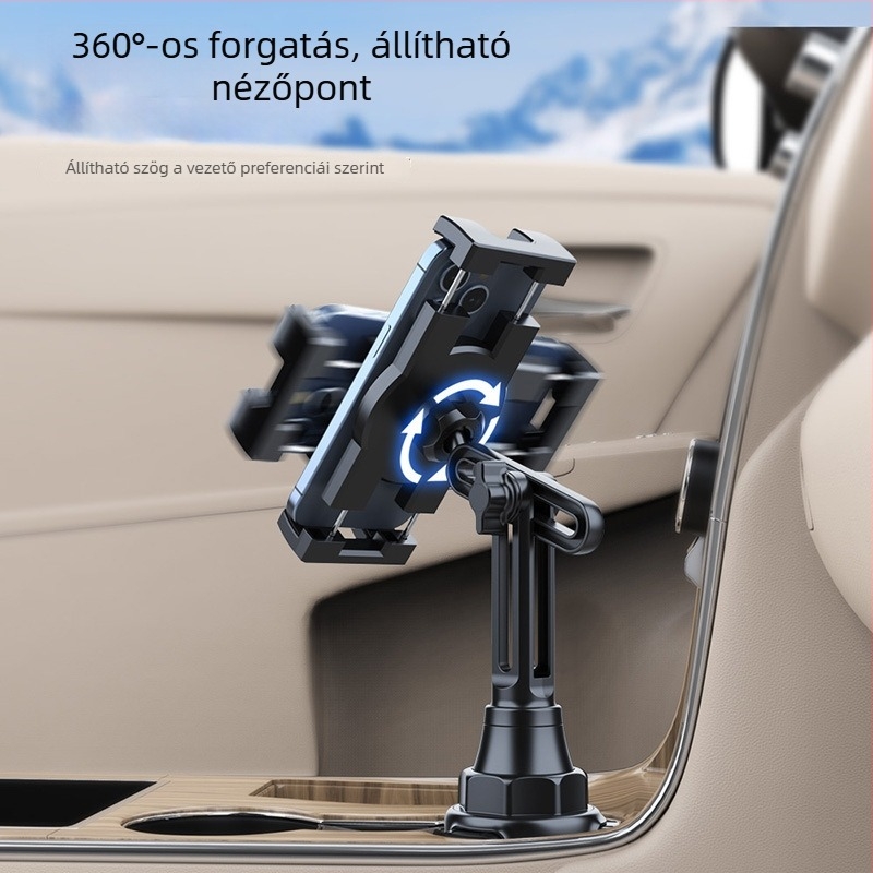 Forgó autós tartó tabletához és telefonhoz, univerzális