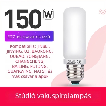 Professzionális fotóstúdió fény, 150W, 220-230V, dimmelhető és szabályozható a fényerő