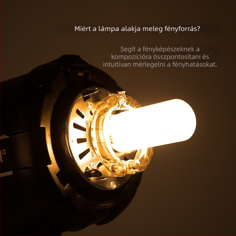 Professzionális fotóstúdió fény, 150W, 220-230V, dimmelhető és szabályozható a fényerő