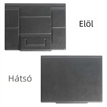 PU bőr laptop állvány, összecsukható, mágneses tartó