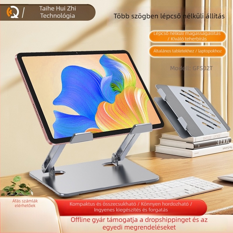 GFS02 Összecsukható Forgó Tablettatartó - Tablet alap/tartó, Kompatibilis 38193801124-gyel, OEM Feldolgozás