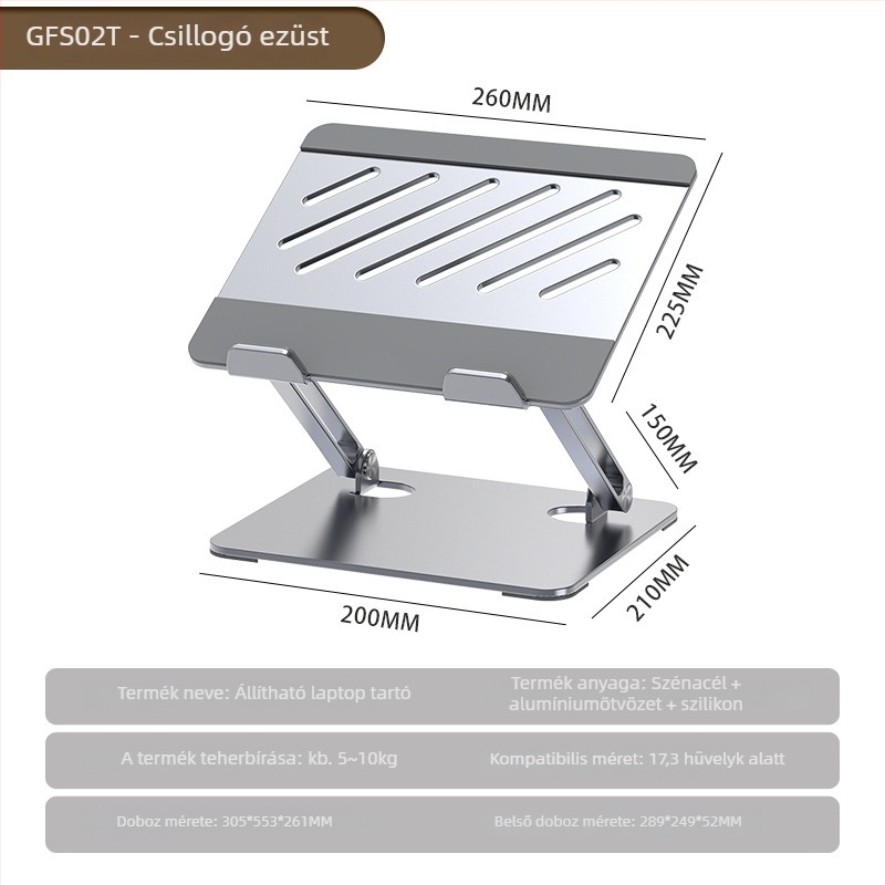 GFS02 Összecsukható Forgó Tablettatartó - Tablet alap/tartó, Kompatibilis 38193801124-gyel, OEM Feldolgozás
