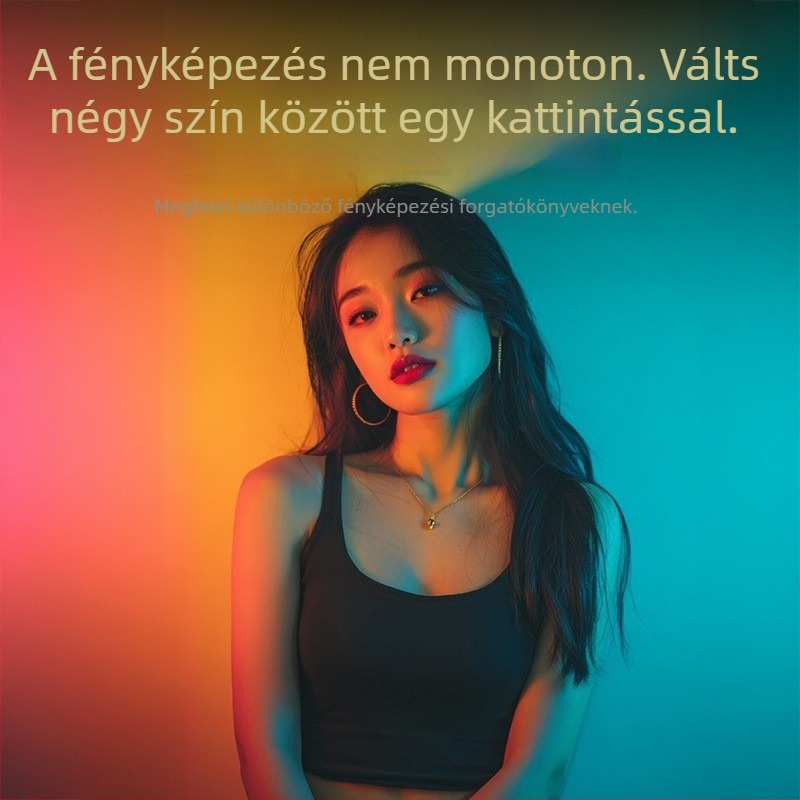 Fénykiegészítő fotózáshoz, fém modell lámpa, 2700–3500K, <10W, 5V