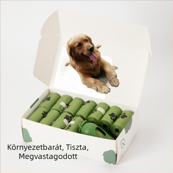 Senya biológiailag lebomló macska- és kutyapiszák, vastagítottak, tekercsben, dobozban