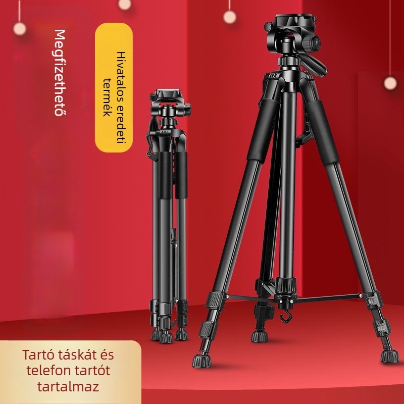 DSLR/Mirrorless/Phone Tripod Ball Head, 5 részes karbonszálas