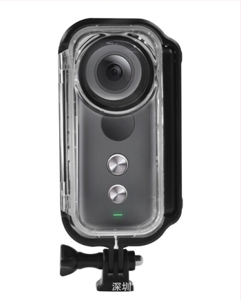 Insta360 ONE X vízálló ház: 30 m-ig vízálló, optikai üveg + PC anyag, kompatibilis az Insta360 ONE X-szel, testreszabható logó