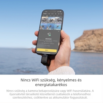 Insta360 X5 tárolómodul — Shadowstone eredeti kiegészítők, plug‑and‑play, rugalmas ragasztóalap