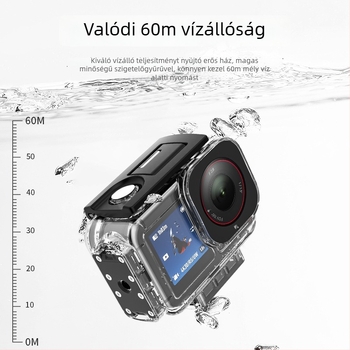 Mágneses vízálló védőhéj DJI Action 5 Pro/4/3 – akril merülő tok