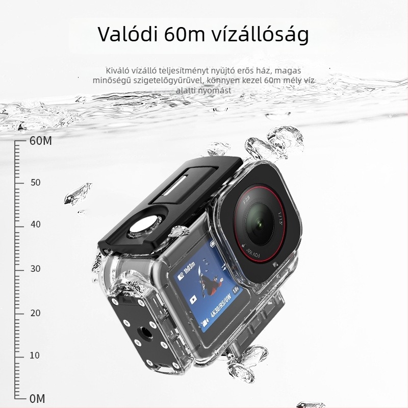 Mágneses vízálló védőhéj DJI Action 5 Pro/4/3 – akril merülő tok