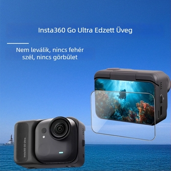 Insta360GoUltra kijelzővédő, edzett üveg, kompatibil Insta360GoUltra, Modell Insta360GoUltra, Csomag: 1 készlet