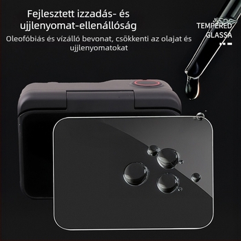 Insta360GoUltra kijelzővédő, edzett üveg, kompatibil Insta360GoUltra, Modell Insta360GoUltra, Csomag: 1 készlet