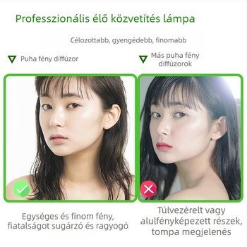 Élő közvetítéshez állvány gömb alakú soft light fejjel, 300W, 220V, egykamerás