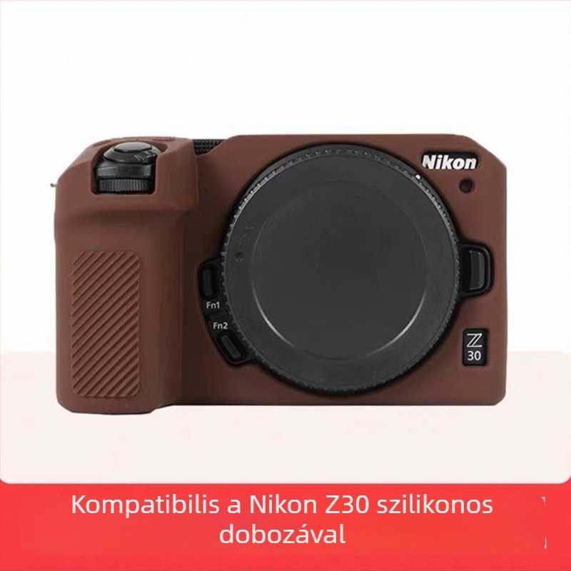 Nikon Z30 szilikon kamera tok, kopásálló, clutch stílusú védő táska tükör nélküli kamerához