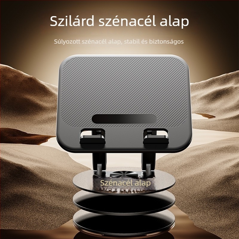 K75 Alumíniumötvözet Forgó Asztali Laptop- és Tabletállvány, 885 g