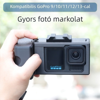 DSLR-stílusú fogó adapterrel és gyorskioldó tartóval GoPro 9–13-hoz