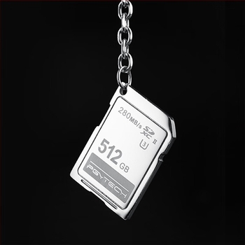 PGYTECH SD Word Wrench Keychain — kamera gyorskioldó eszköz titánacélból