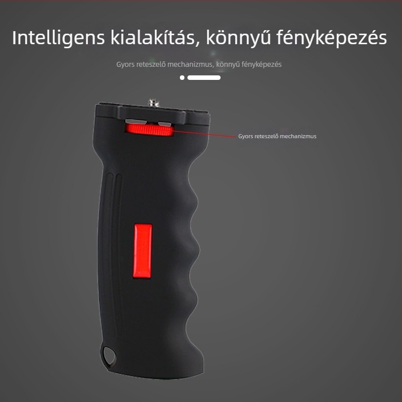 Poyinco PY-095 kézi selfie állvány kamerákhoz — műanyag kivitel; súly 0,08 kg; 2021-ben került piacra.
