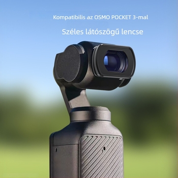 Osmo Pocket 3 széles látószögű objektív filter — FST, modell Osmo Pocket 3 augmentation mirror, anyag: 6063 alumínium + optikai üveg, tömeg: 7 g, kompatibil Osmo Pocket 3