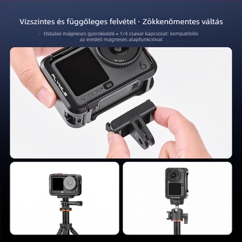 Flymile fém védőburkolat és bővítő keret a DJI Osmo Action 6 Rabbit Cage-hez