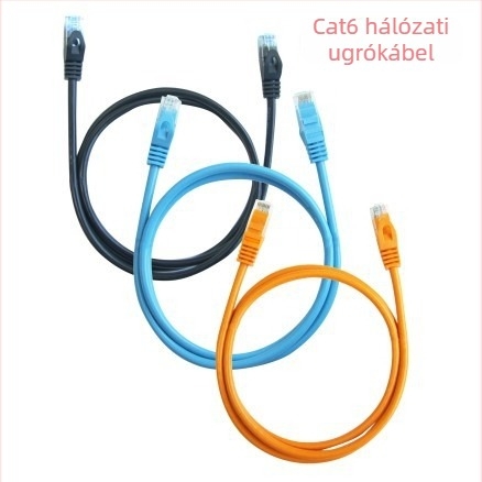 Hikvision Cat6 Gigabit megfigyelő hálózati kábel, 8 magos, 4 pár, dupla árnyékolású, modell DS-1LN5E, beltéri és kültéri használatra