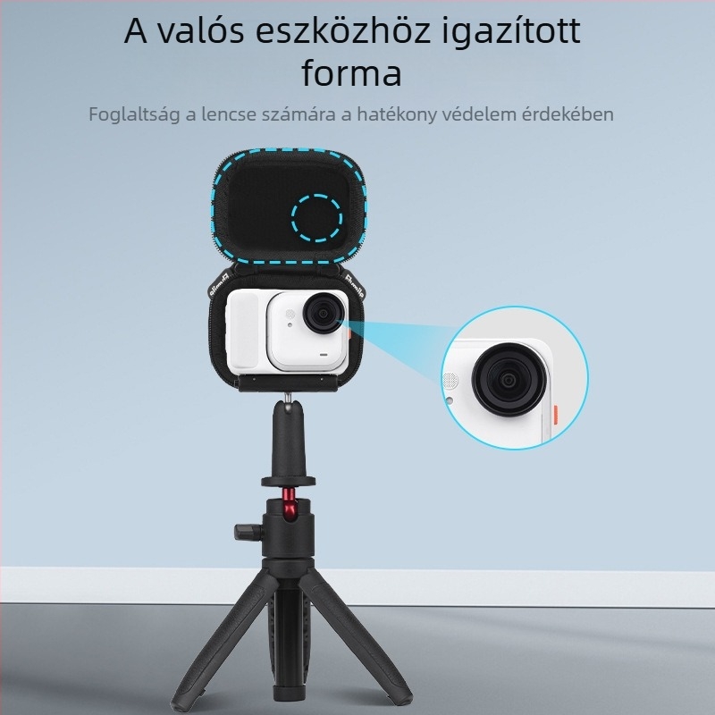 Flymile Insta360 Go Ultra hordtáska – kompakt hordtáska a főegységhez és tartozékokhoz (Márka: Flymile; Kompatibilitás: Insta360 Go Ultra; Típus: Hordtáska; Cél: Tárolás)