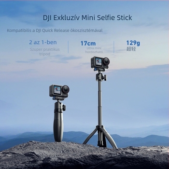 Telesin DJI Osmo 360 Panorámás Kamera – Mini Selfie Stick Trípod AC Interfész Gömbfejjel; Modell S1-mnp-13-tdj; Anyag: Műanyag; Alkalmazható modellek: Általános célú