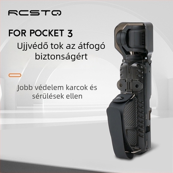 Szilikon védőtok Osmo Pocket 3-hoz (POCKET 3) – RCSTQ, tartalmaz védőtokot és pántot