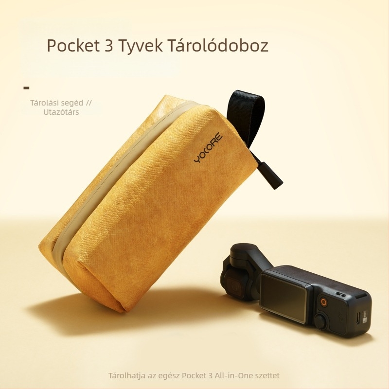 Dji Pocket3 Tároló Táska, Hordozható tok Pocket3-hoz, Anyag: Dupont Paper, Márka Travel Core, Csomagolás: Karton