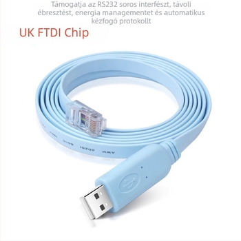 FTDI USB-C–től RJ-45-ig RS232 konzolkábel laptophoz FTDI chippel