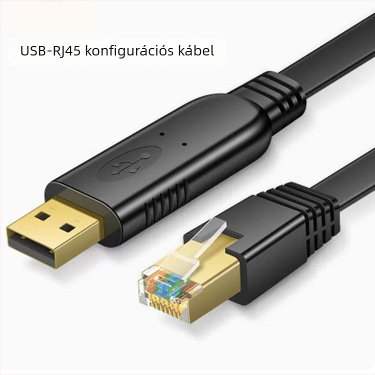 FTDI USB-C–től RJ-45-ig RS232 konzolkábel laptophoz FTDI chippel